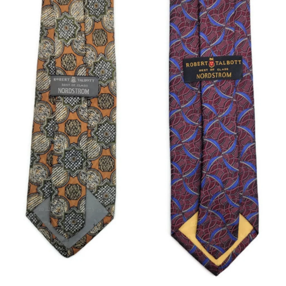 Robert Talbott Set of 2 Men's Silk Neck Ties